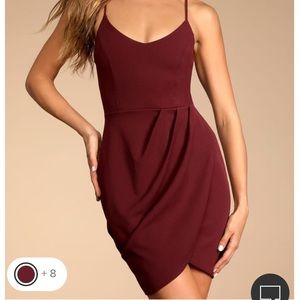 Forever Your Girl Plum Purple Bodycon Dress - Size Small never worn + tags on